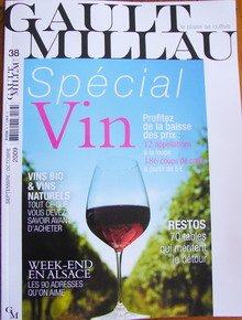 Gault Millau Magazine - septembre 2009 - Spécial Vin : Vins Bio et Vins Naturels